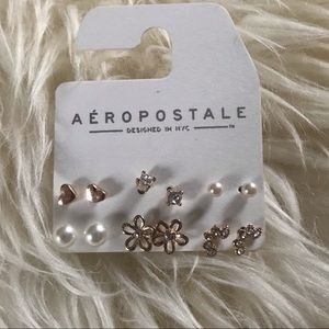 NWT Aeropostale 6pc Pair Earring Set